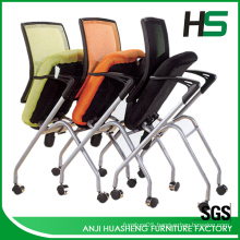 orange mesh meeting chair H-DM10